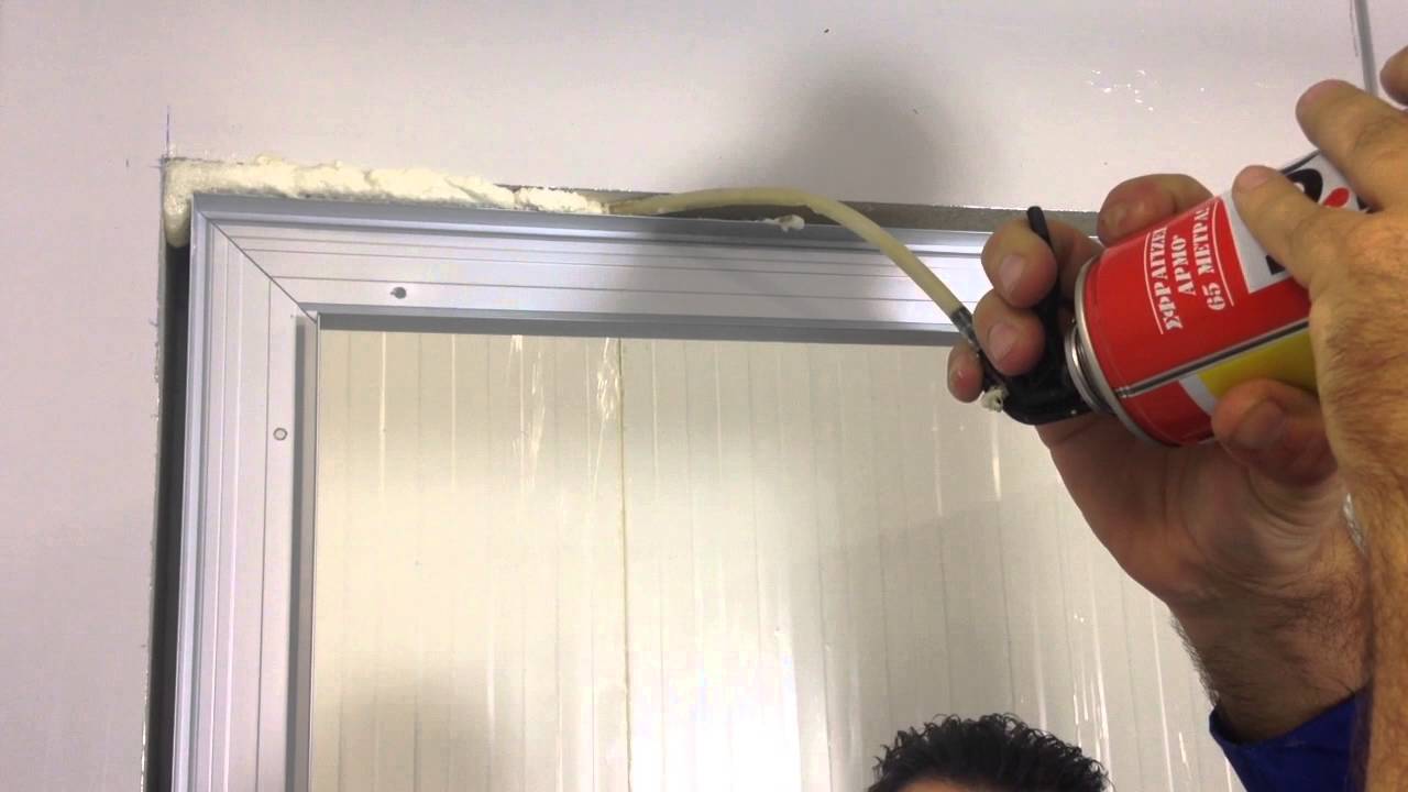 Clean room door installation