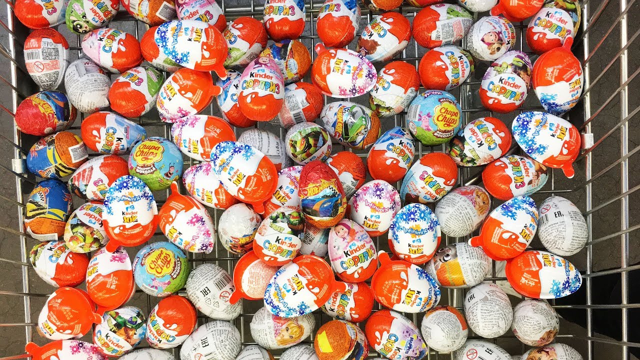 NEW 101 SURPRISE EGG ASMR / АСМР Видео Киндер Сюрпризы Маша и Медведь Черепашки Ниндзя Лунтик