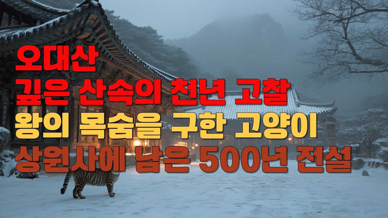 조카를 죽인 왕, 법당에서 암살당할 뻔했다… 세조를 살린 상원사의 고양이 전설
