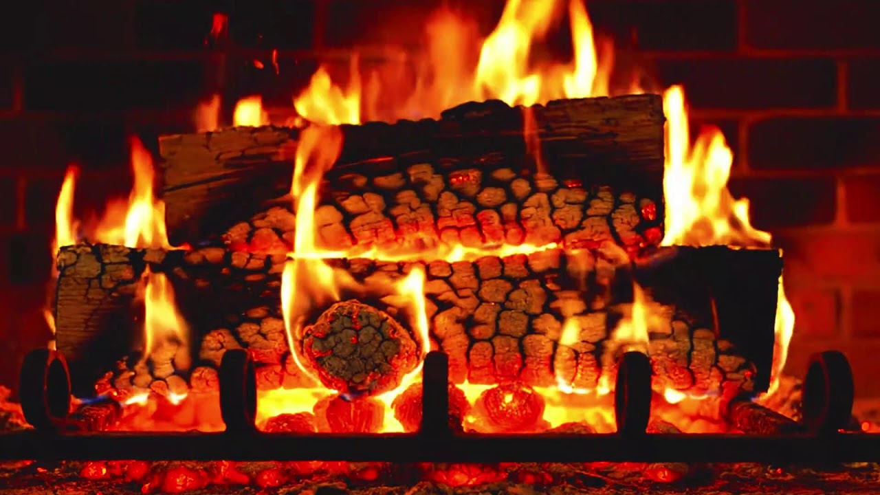 This Cozy Fireplace Will Melt Your Stress Away 🔥 Relaxing Fire Sounds