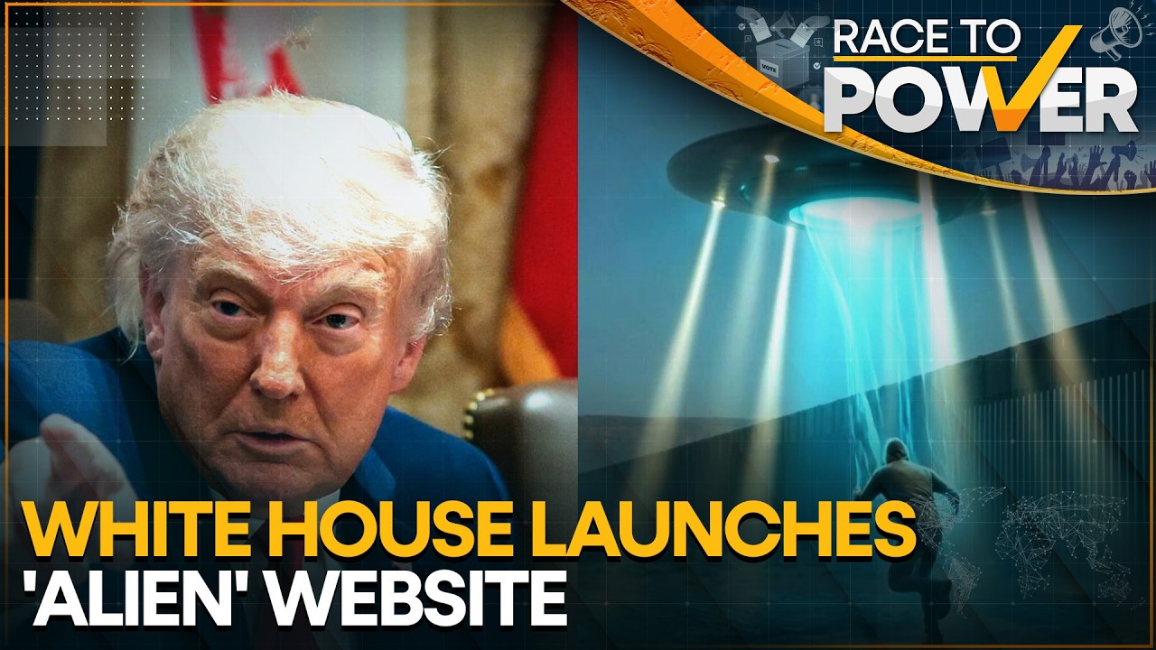'Aliens Walk Among Us': White House Launches UFO-Style Immigration Tracker Website | Race To Power