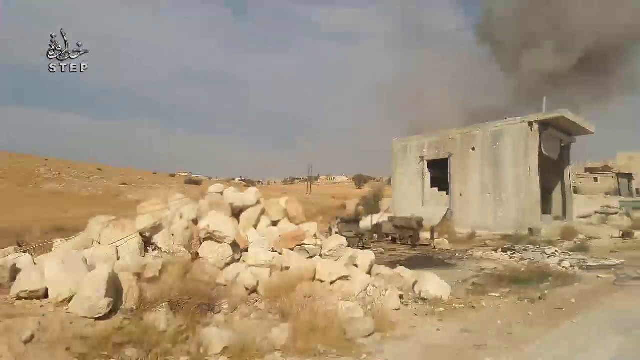 خطوة || شاهد بلدة خان طومان جنوبي حلب , دمار وقصف متواصل