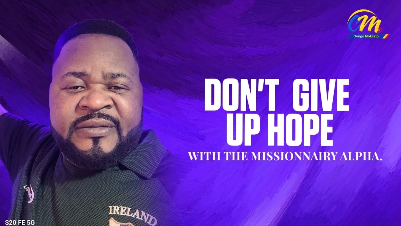 Don't give up hope with Bro. Alpha
