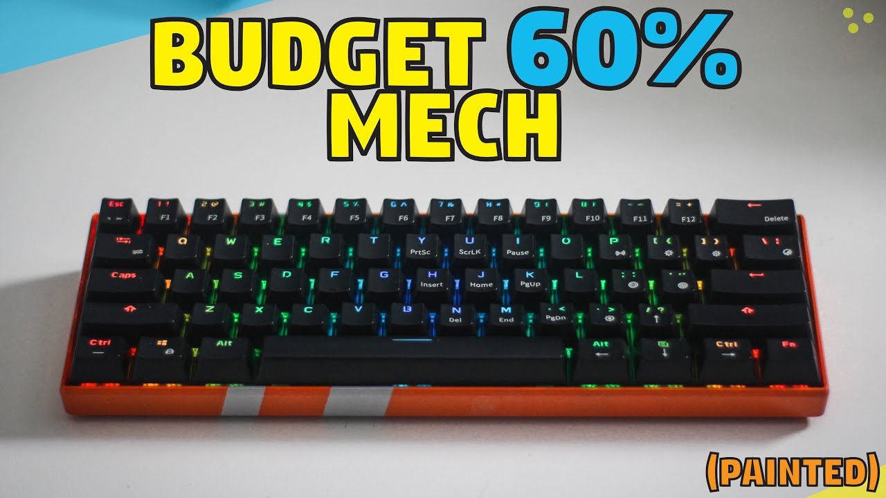 MantisTek GK3-61 Wireless Mechanical Keyboard - Unboxing & Review + Paint