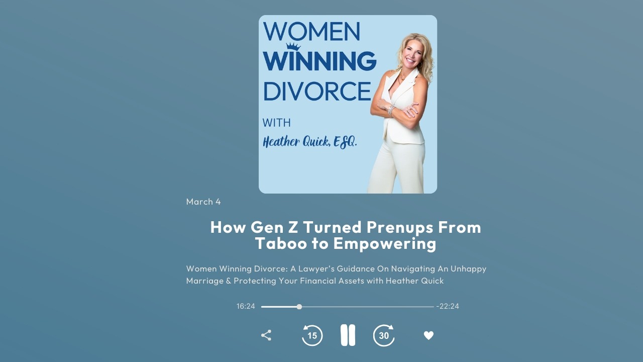 Mini Episode #74 How Gen Z Turned Prenups From Taboo to Empowering