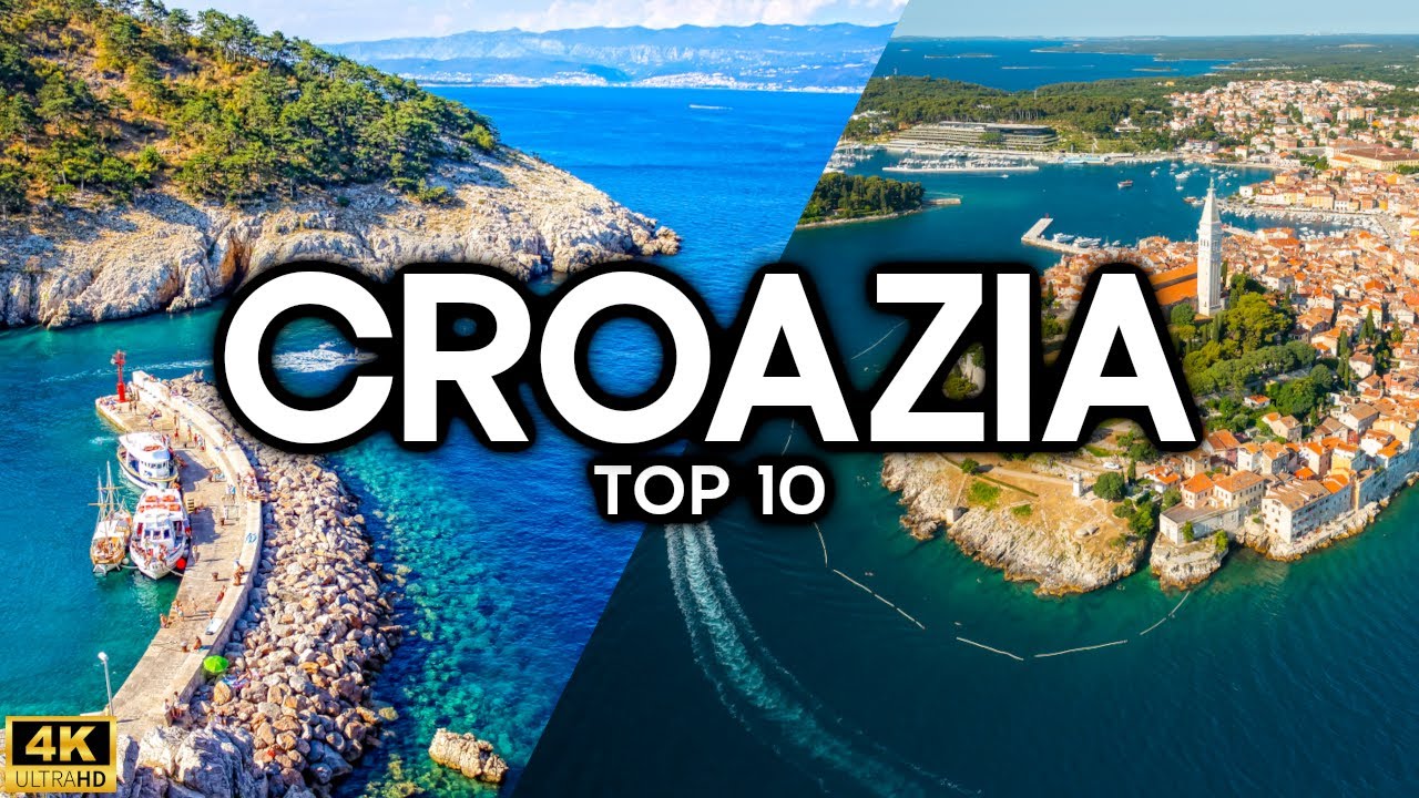 Хорватия 🇭🇷 Топ-10 мест для посещения 4K Путеводитель
