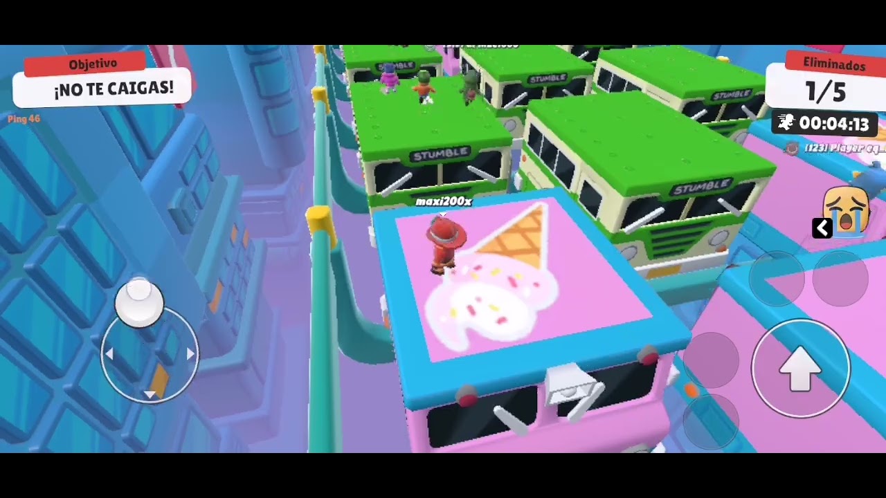 Jugando stumbel guys 