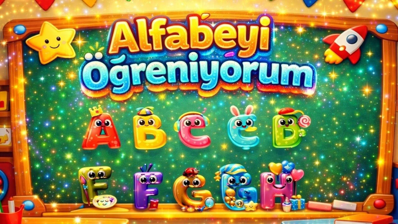 ALFABEYİ ÖĞRENİYORUM | EĞİTİCİ & ÖĞRETİCİ ÇOCUK ŞARKISI 🎨📚🎵