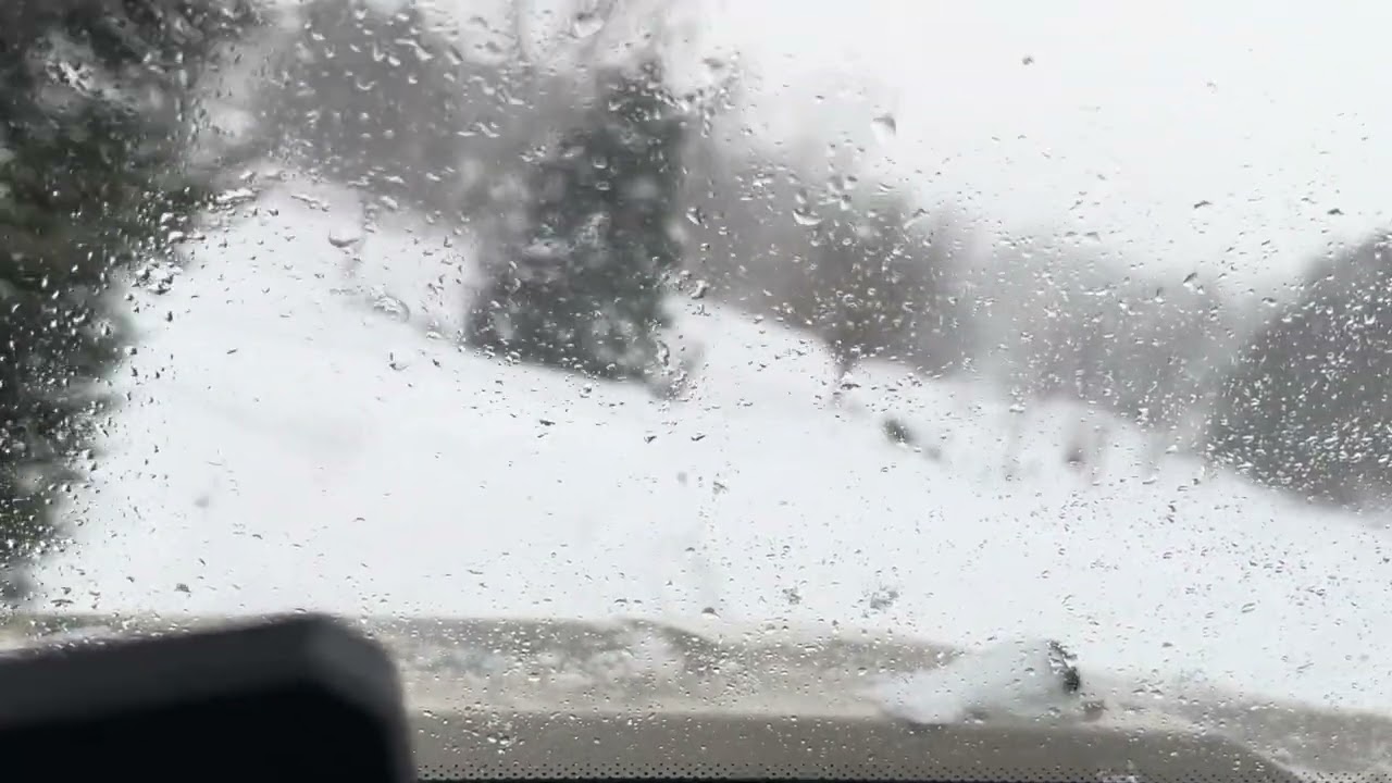 Final bit and it started snowing again