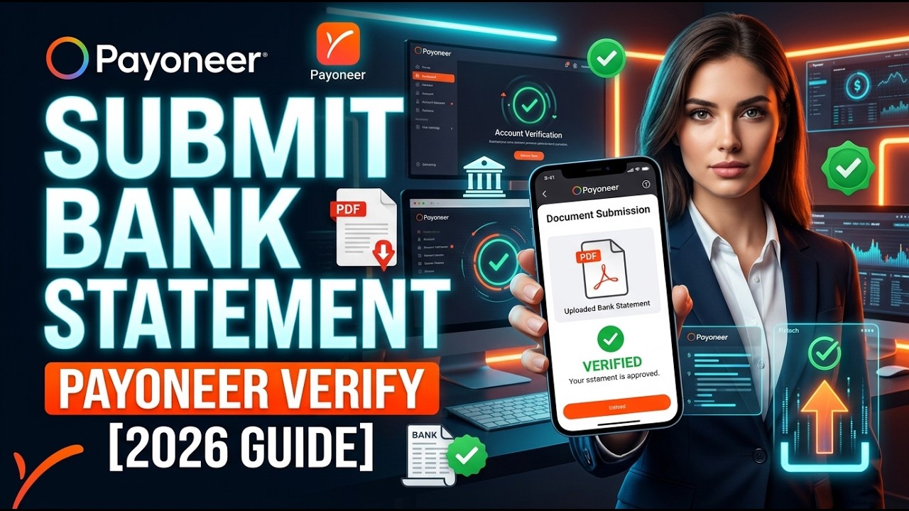 How to Submit Bank Statement in Payoneer Properly [2026 Full Guide]
