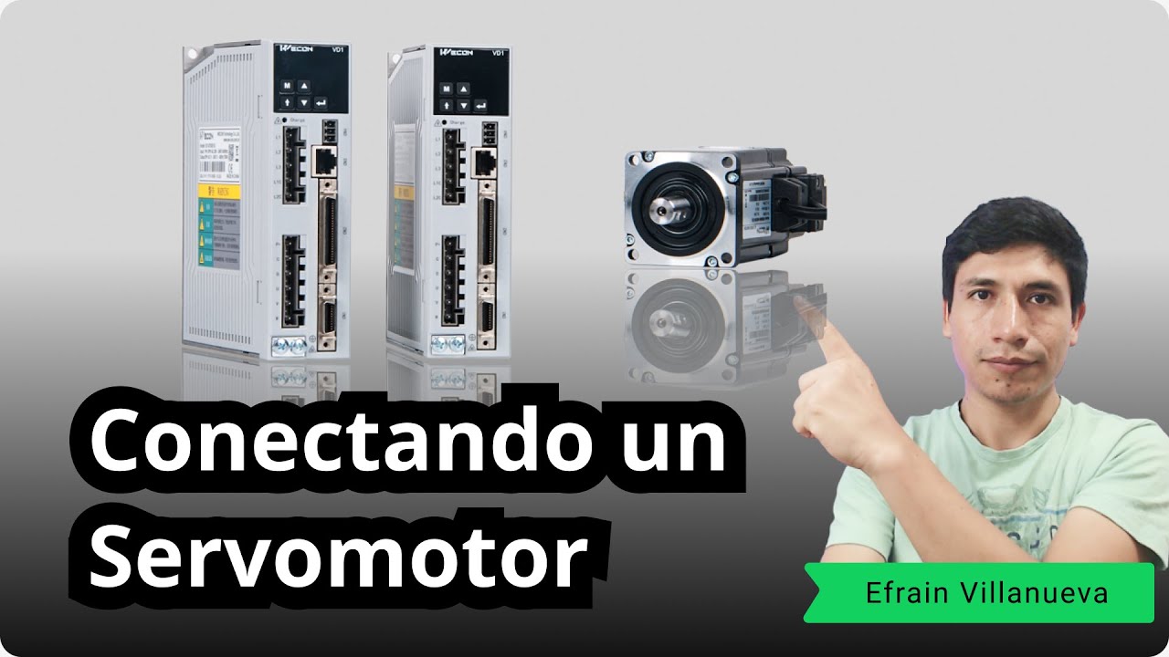 SERVO DRIVE & MOTOR WECON [ Conexión para un control en modo posición ] #1