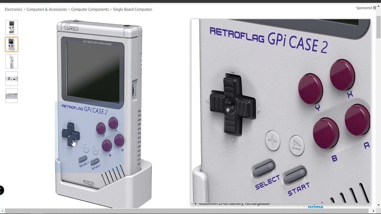 Retroflag GPi CASE 2 Deluxe Edition with Dock for Raspberry Pi CM4 | Retropie