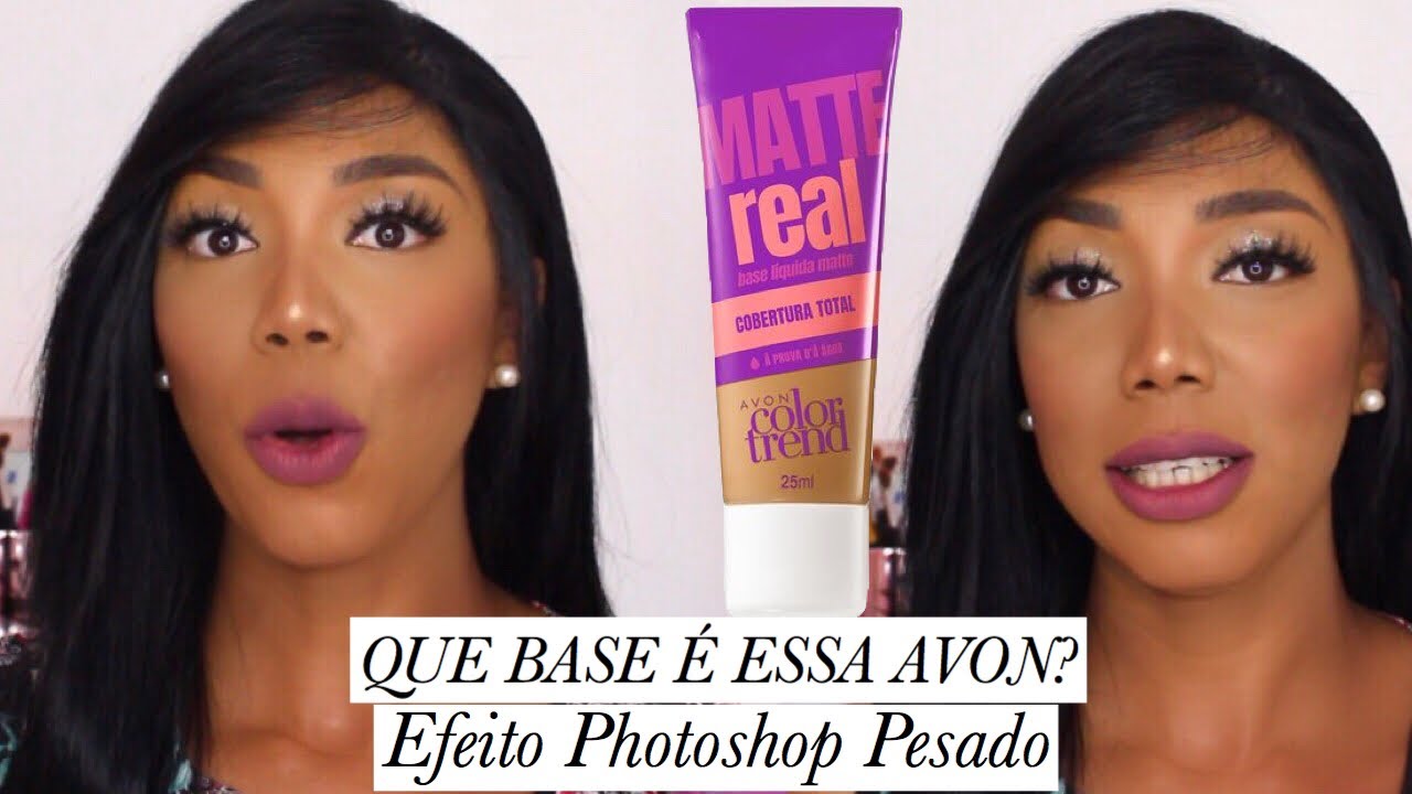 BASE AVON MATTE REAL COLORTREND A PROVA D’AGUA ? COR CASTANHO PARA PELE MORENA E NEGRA