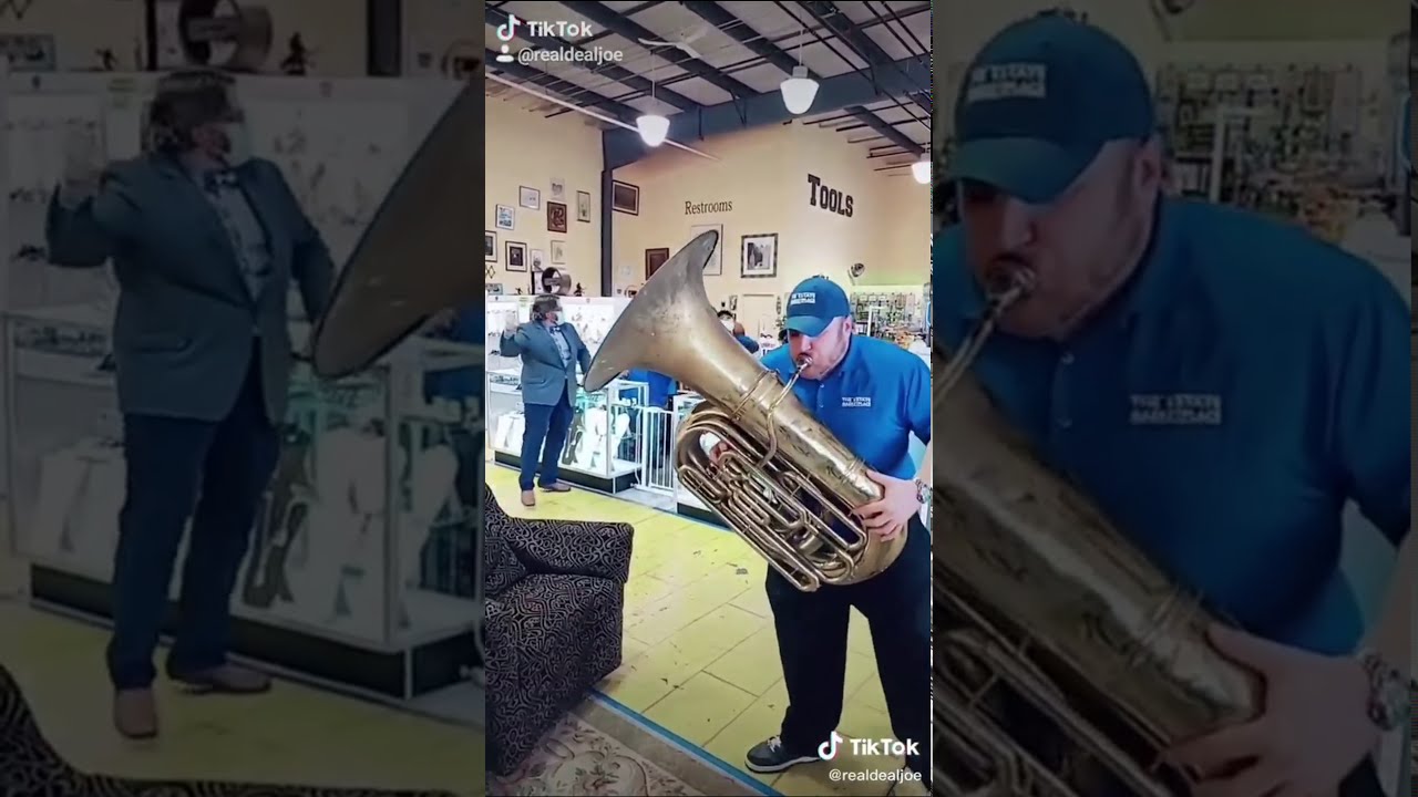 The best tuba guy of all - better off alone