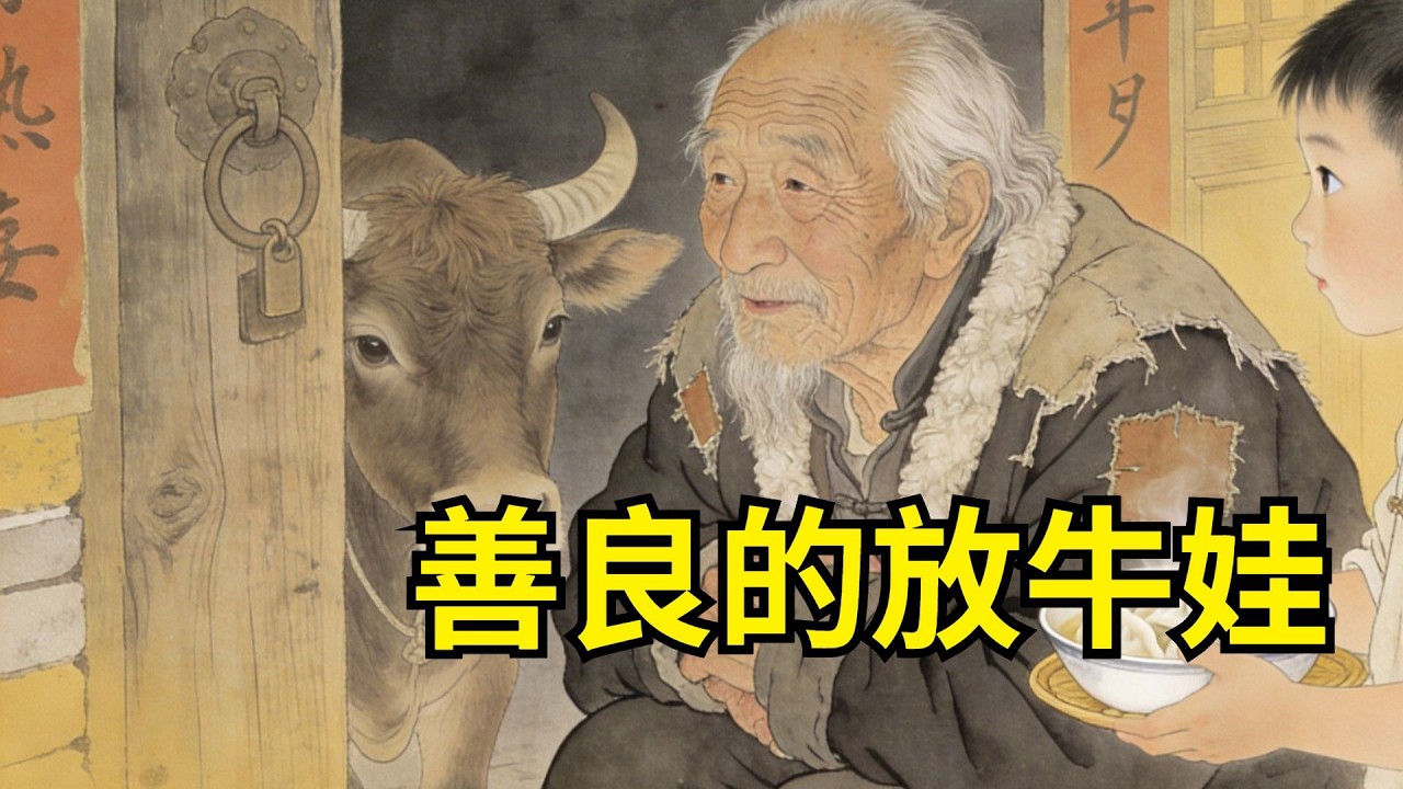 大年三十，老乞丐敲門討口熱湯，全村閉戶。只有十歲放牛娃端出半碗餃子。乞丐吃完，盯著他家門檻低語：今夜子時，莫讓狗叫！【心事郵局】#民間故事#傳統故事#故事頻道#聽書#睡前故事#情感