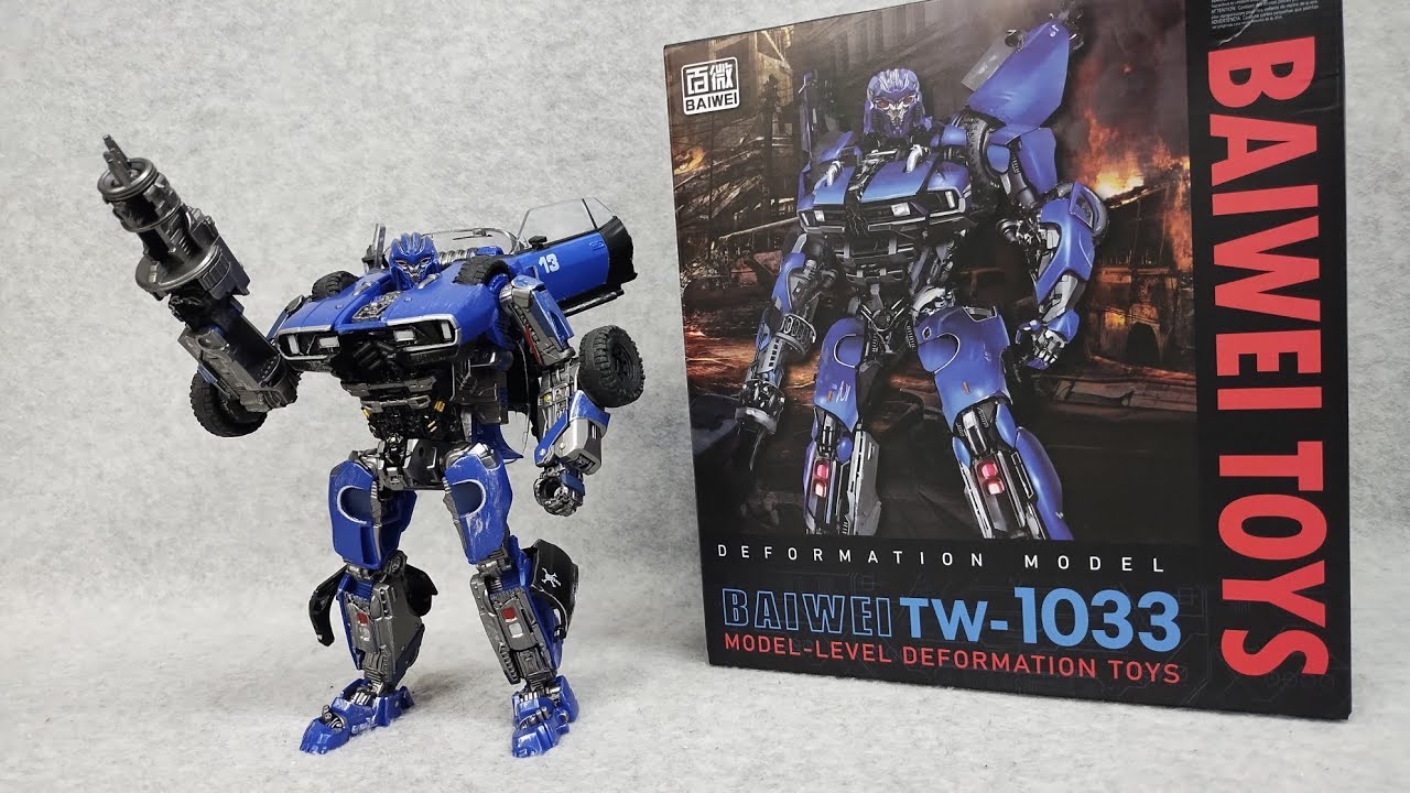 Bai Wei TW-1033 Ko Oversized Dropkick studio Series 46 muscle car unboxing & review