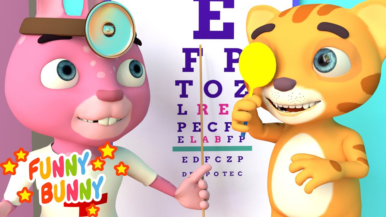 Doctor Checkup Song | Nursery Rhyme & Funny Bunny Animation Compilation
