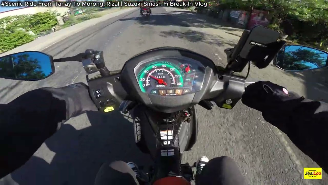 Scenic Ride from Tanay to Morong, Rizal | Suzuki Smash FI Break-In Vlog
