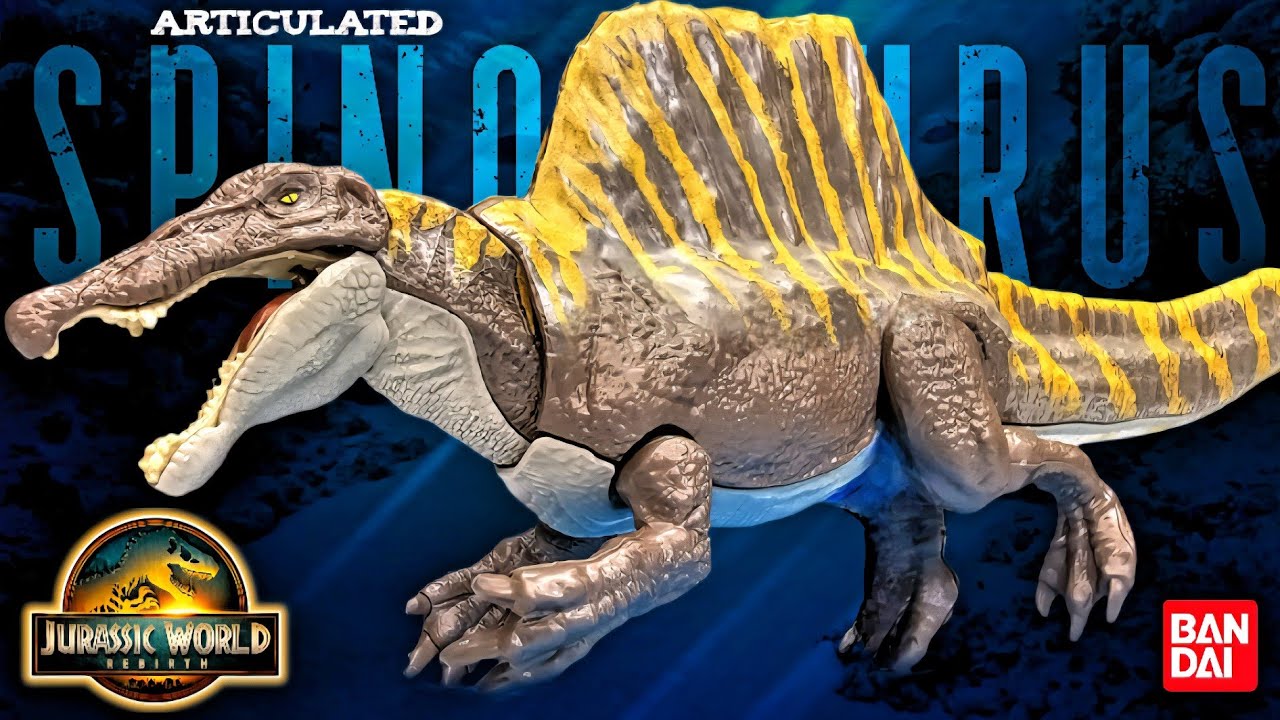 BEST PLANNOSAURUS? Bandai articulated Jurassic World Rebirth Spinosaurus Review!!!