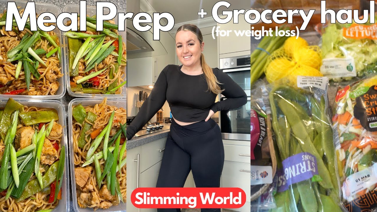Slimming World GROCERY HAUL & MEAL PREP for weight loss (syns Inc)