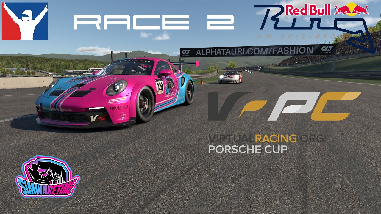 VRPC Porsche Cup Red Bull Ring Race 2 I Reversed Grid P1-P10