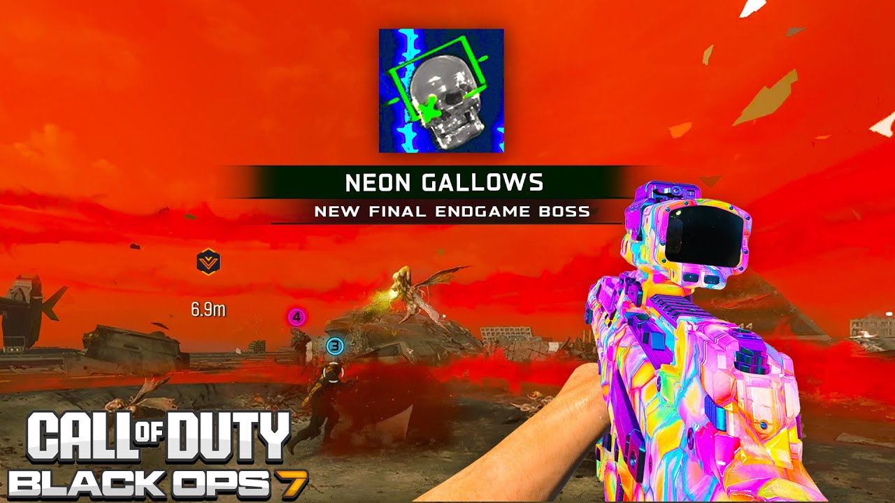 Odblokowanie kamuflażu &bdquo;NEON GALLOWS&rdquo; w Black Ops 7 (TRUDNE)