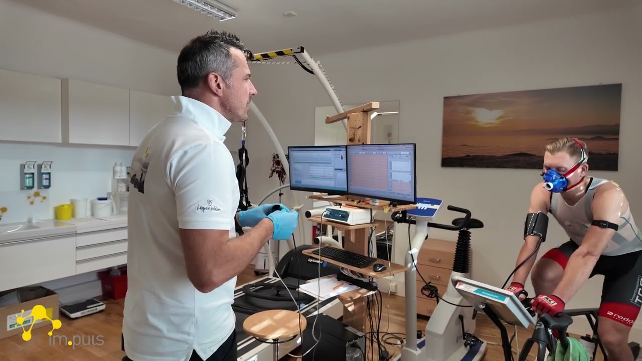Sandro bei der Leistungsdiagnostik - knackt er seine PB?