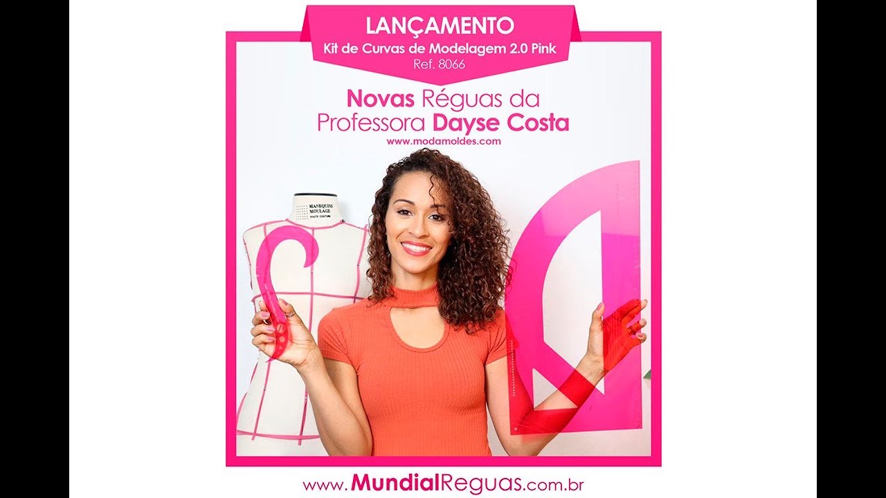 Réguas de Modelagem Dayse Costa by Mundial Réguas