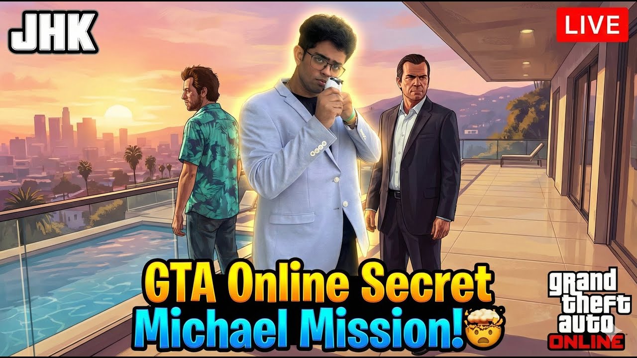 😎MICHAEL IS BACK AFTER 13 YEARS?! 😱 | GTA ONLINE LIVE 🔴 | PS5 GAMING 🇮🇳 | PLEASE🥺 SUBSCRIBE ❤️