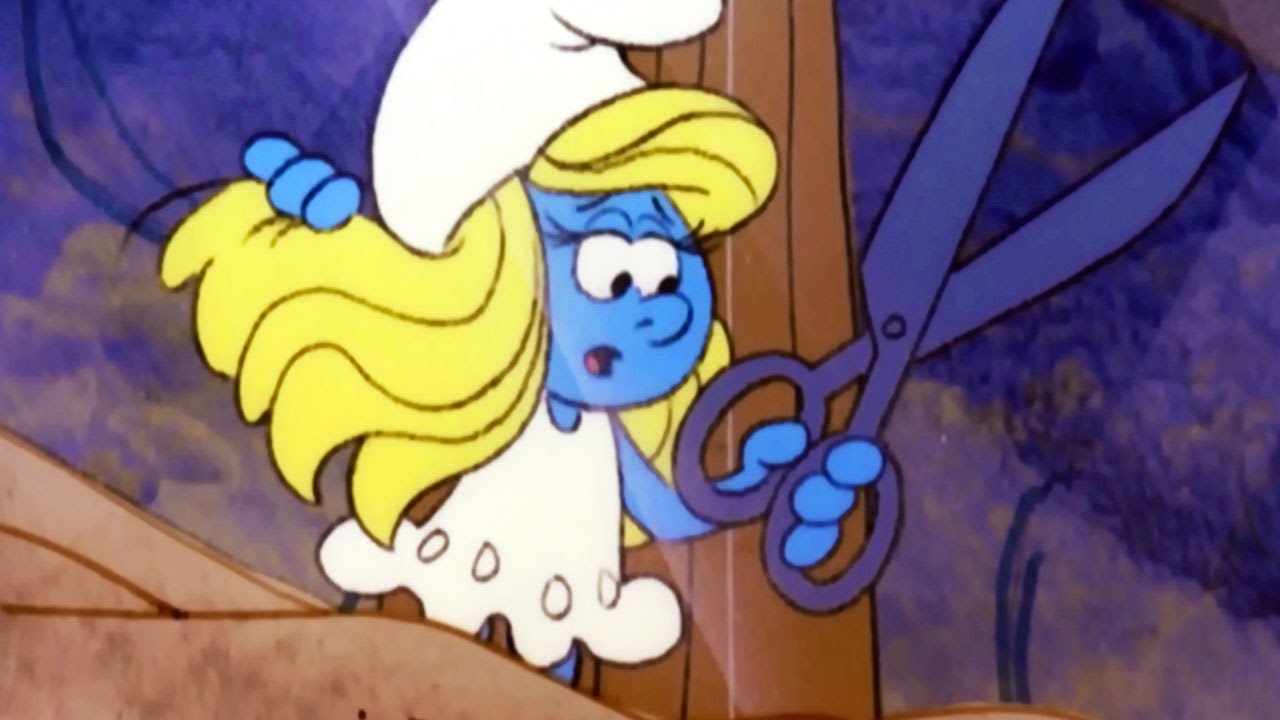 Smurfans magiska hår • Smurfarna