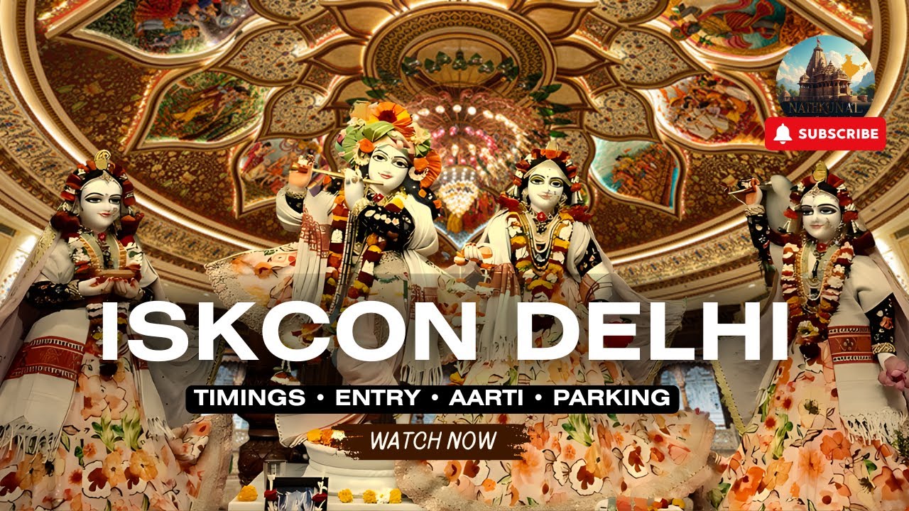 ISKCON Temple Rohini Sector 25 Delhi  Complete Guide | Timings Metro Darshan 2025