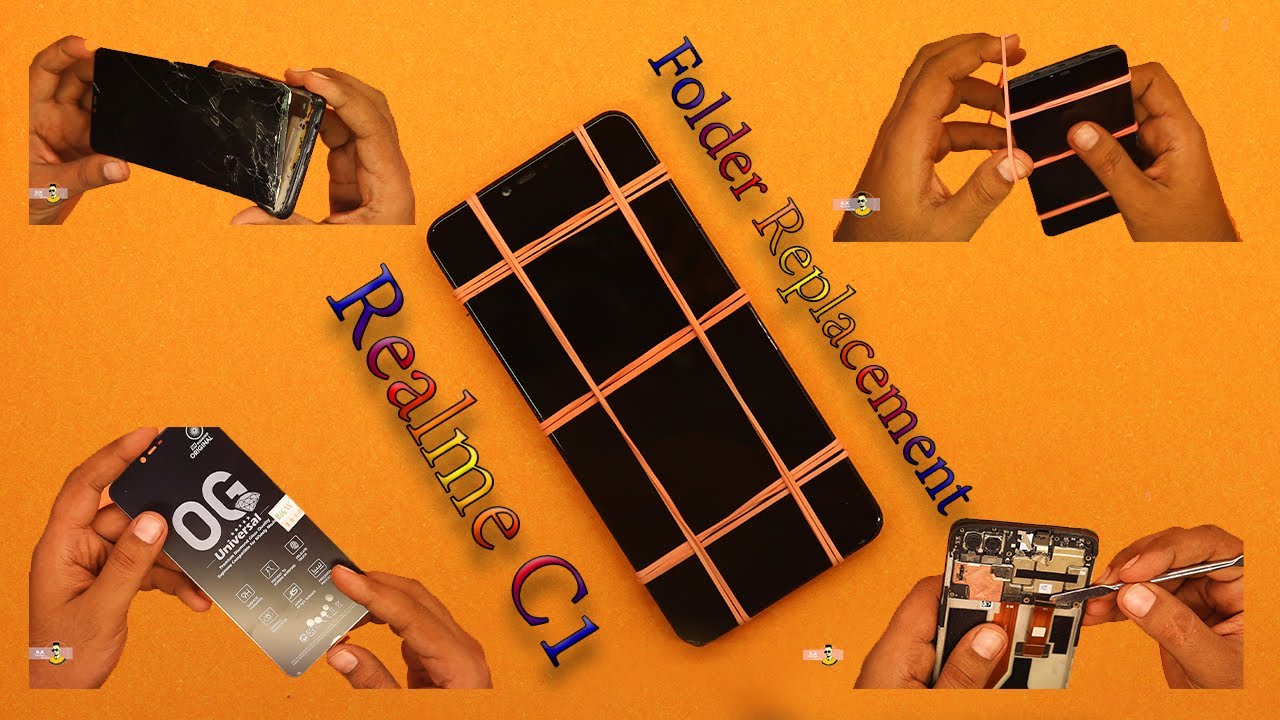 How To Change Realme C1 folder | Realeme C1 Display touch Replacement | C1 Battery Remove !