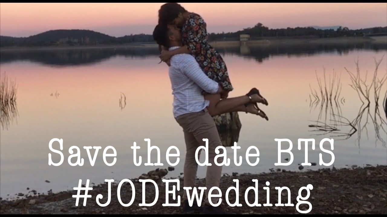Save the Date BTS #JODEwedding