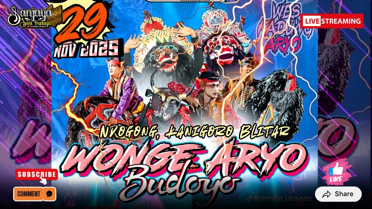 🔴Live Jaranan WONGE ARYO BUDOYO‼️Citra Mandiri Audio‼️Dogong Kanigoro Blitar