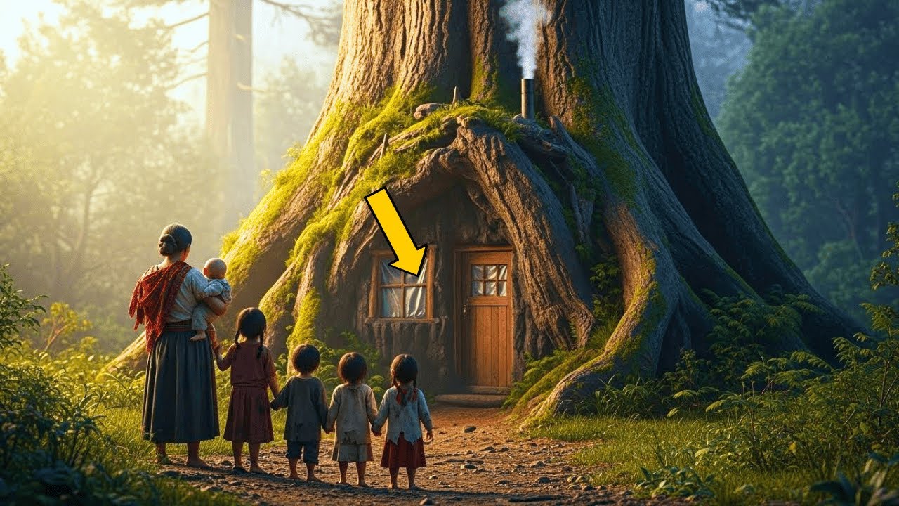 La Madre Soltera Se Mudó a Una Cueva en un Árbol por Orden de Su Difunto Esposo — Y El Motivo...