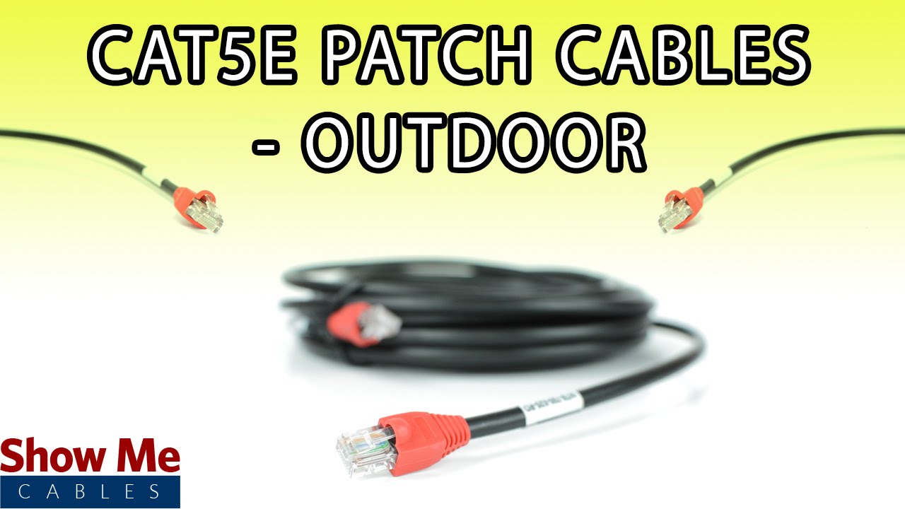 Cat5e Outdoor Patch Cables - Quickly & Easily Connect Your Network