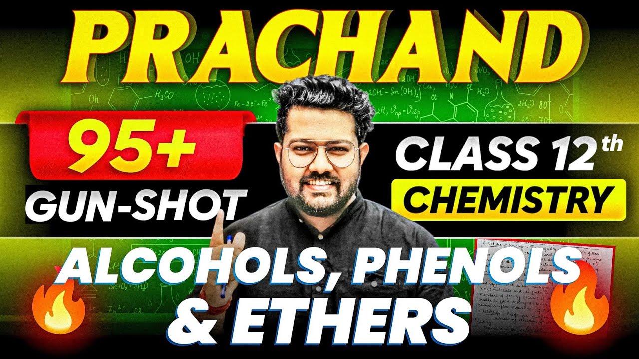 Alcohol, Phenol and Ethers  in One Shot | Class 12 | Boards 2025 - 26 | Bharat Panchal
