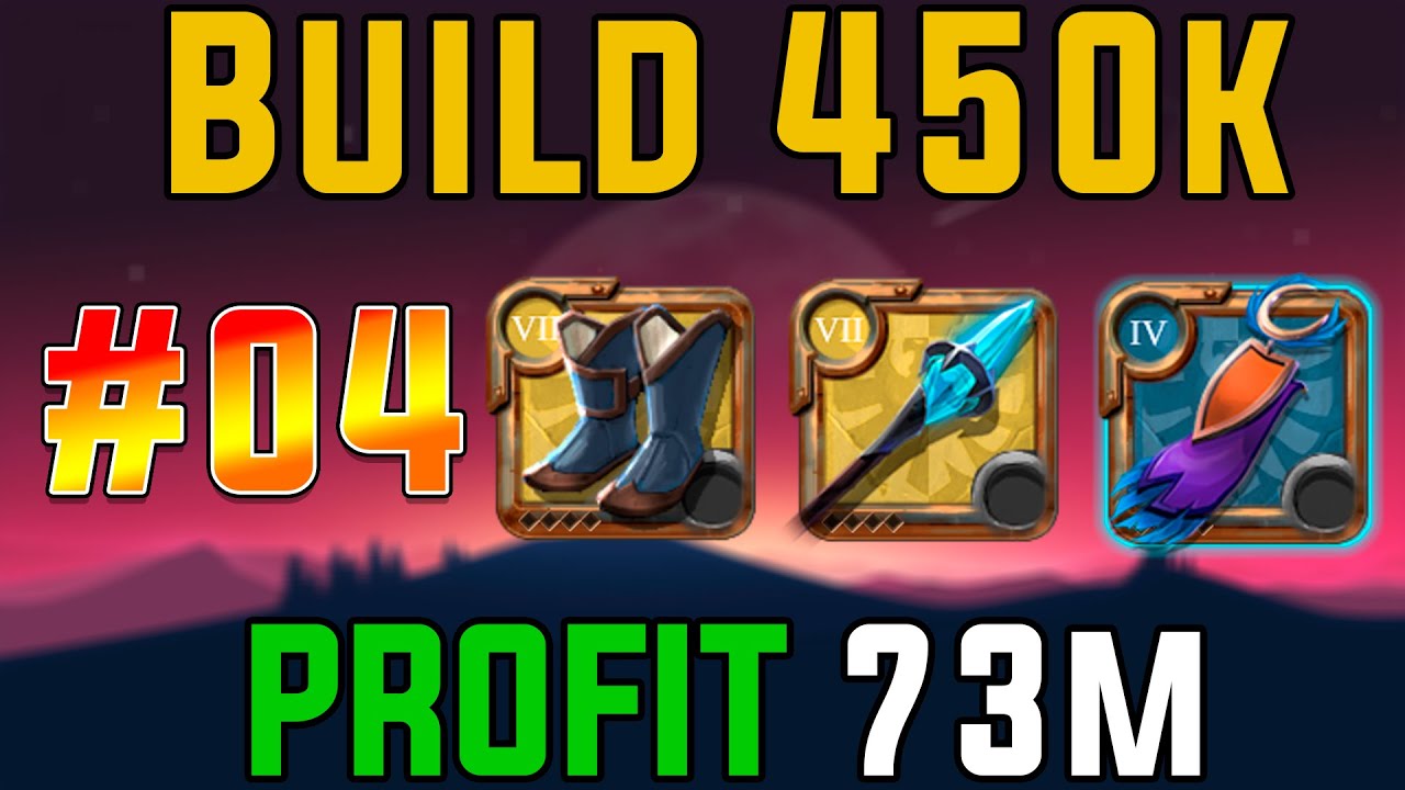 GREAT FROST 450K BUILD - 73M PROFIT MISTS #04 | Albion Online