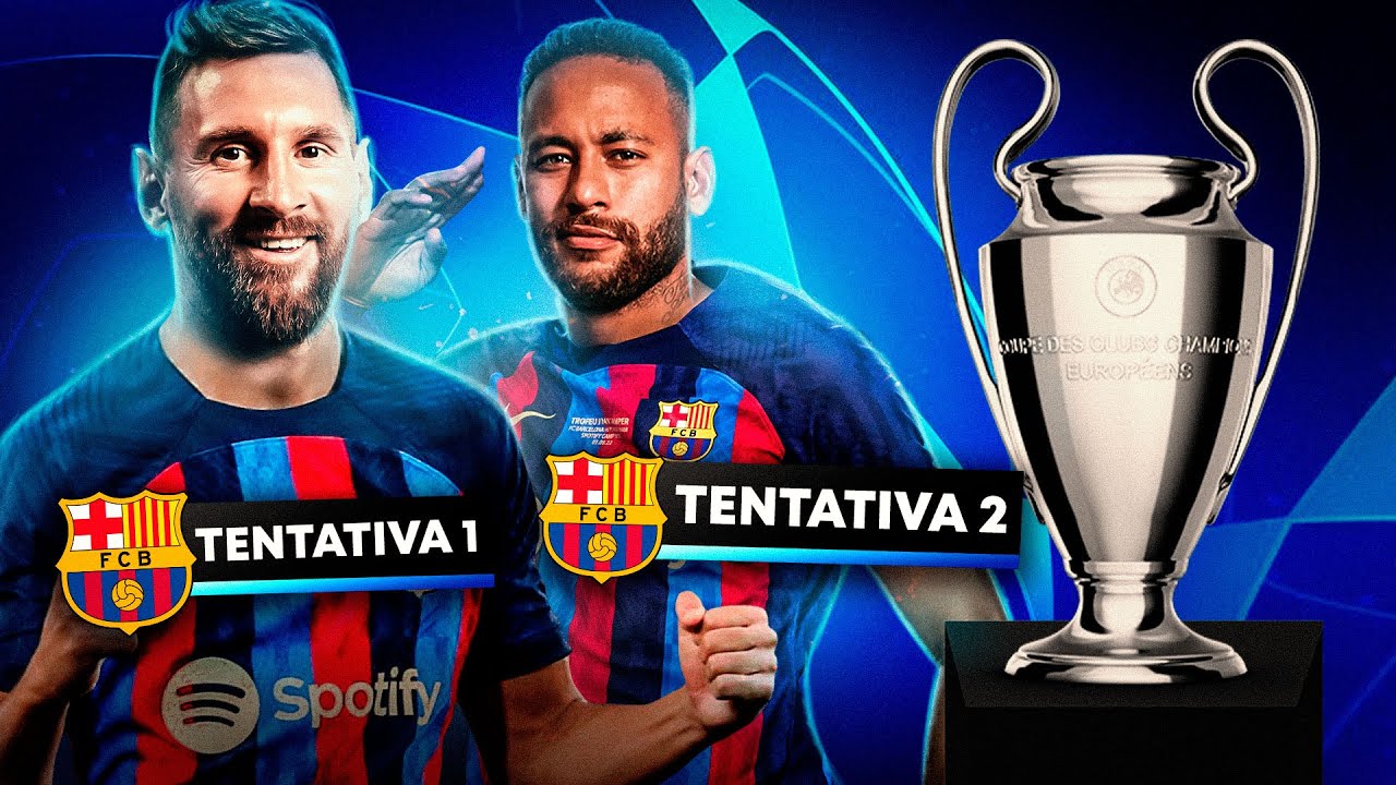 Contratando 1 jogador até o BARCELONA ganhar a CHAMPIONS LEAGUE
