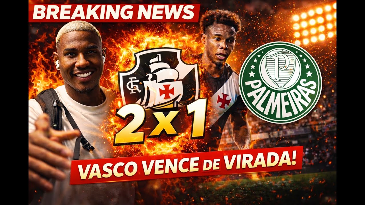 QUE VIRADA! VASCO 2x1 PALMEIRAS | REAÇÃO GIGANTE NA COLINA!
