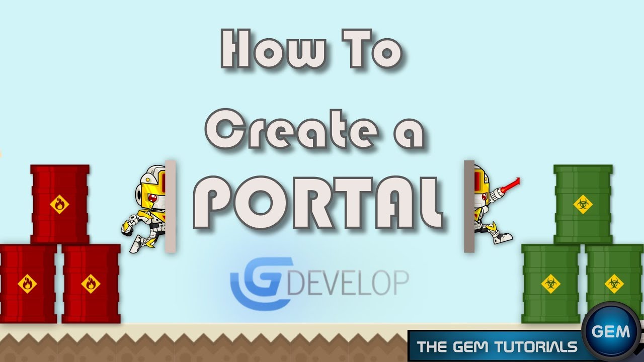 How to create a portal : GDevelop 5