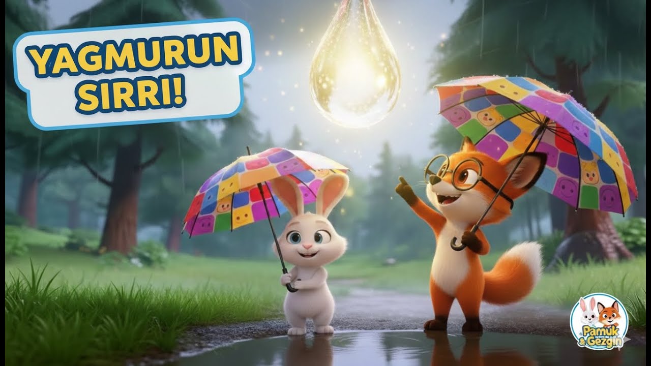 Yağmurun Sırrı Ne? 🌧️ Pamuk ve Gezgin ile Öğreniyoruz