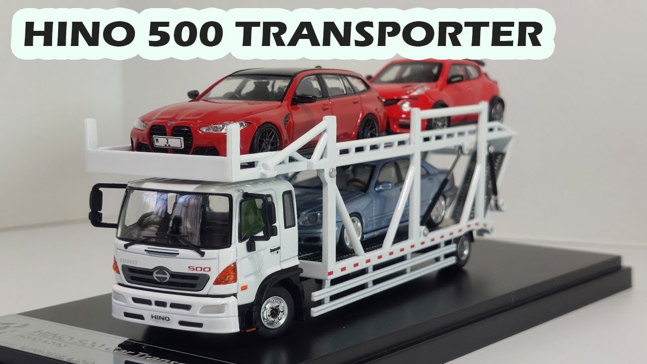 Unique Model Hino 500 Transporter 1/64 Diecast