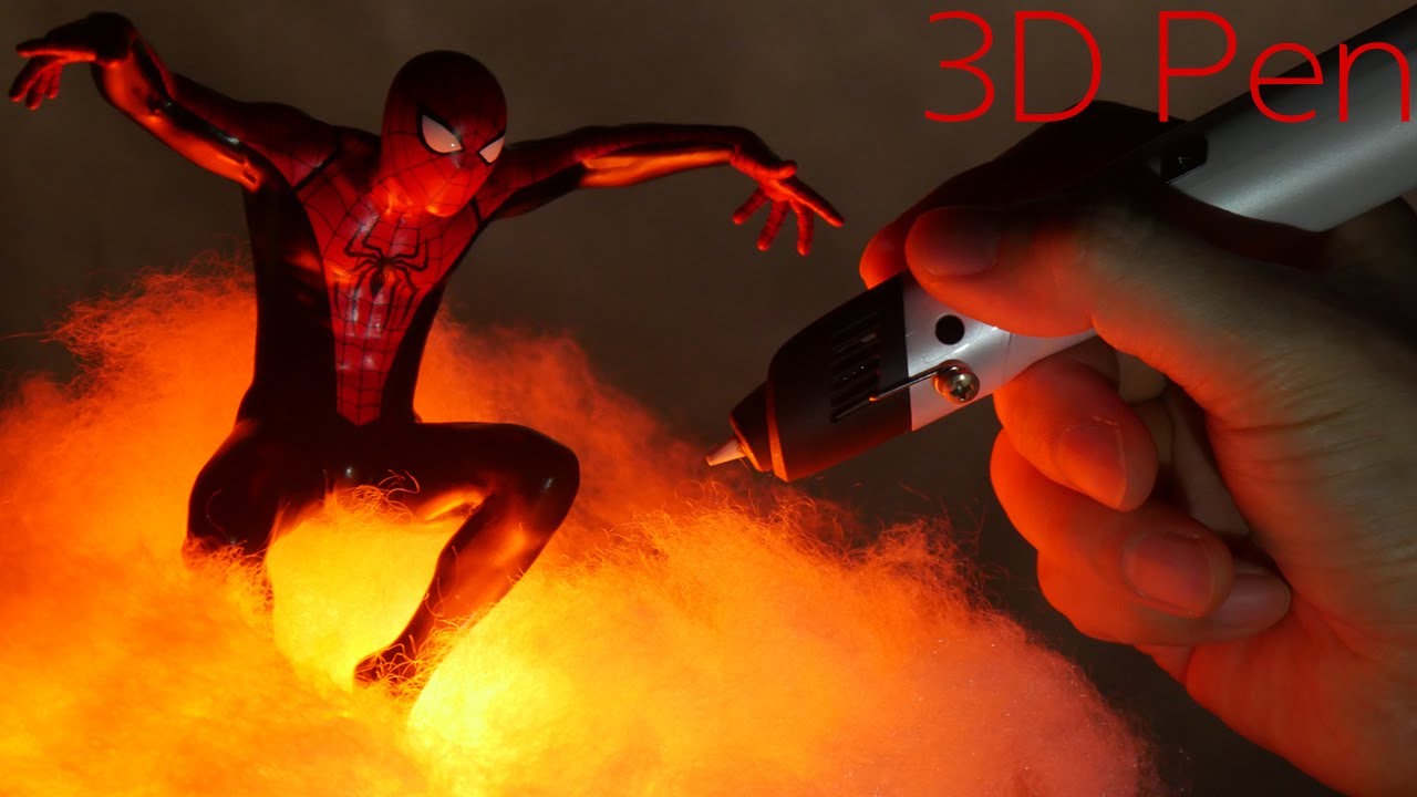 [3D ручка] Сделайте Человека-паука.