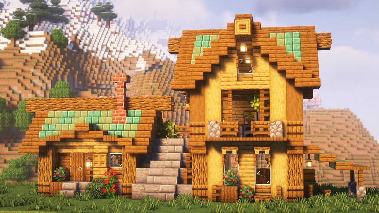 Minecraft: How to Build the Perfect Starter House | Easy Relaxing Tutorial