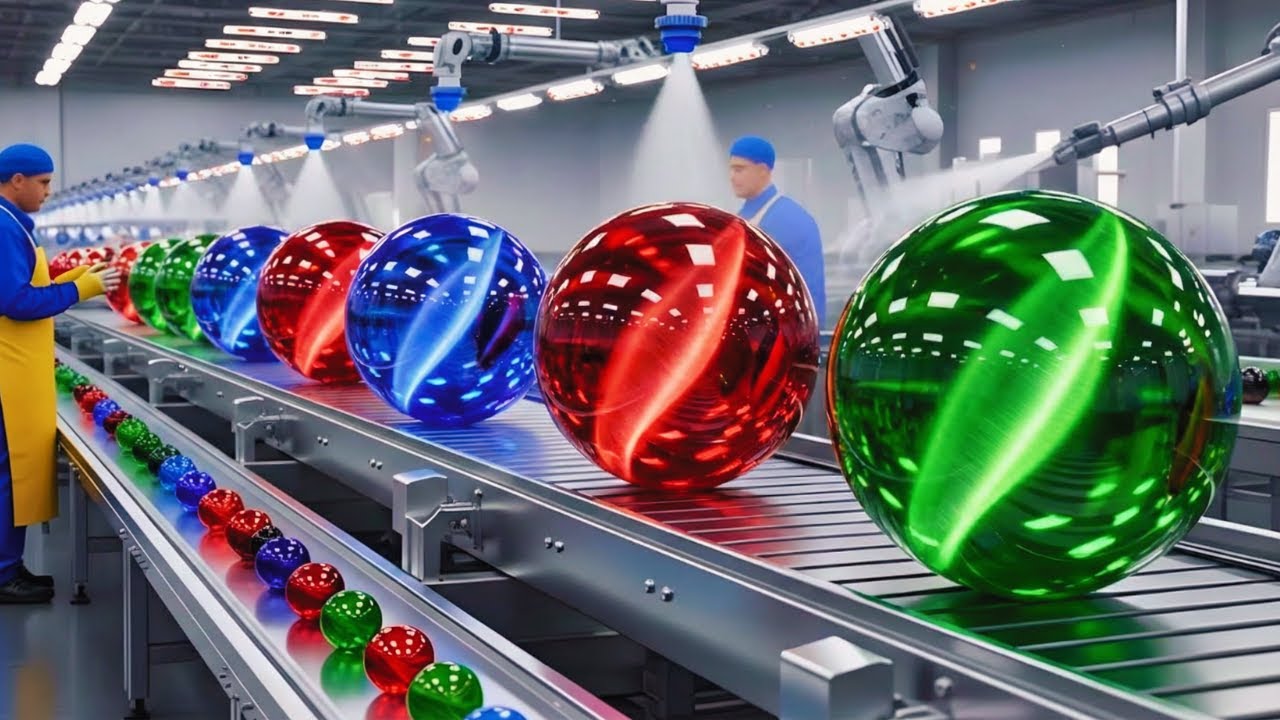 Comment c’est fait : Les Billes – L’incroyable processus de recyclage du verre en millions de billes