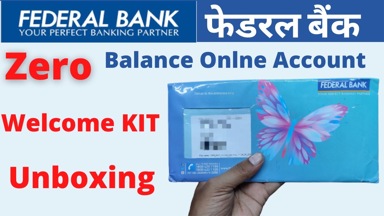 federal bank welcome kit unboxing 2021 | federal bank selfie account welcome kit | Federal Bank