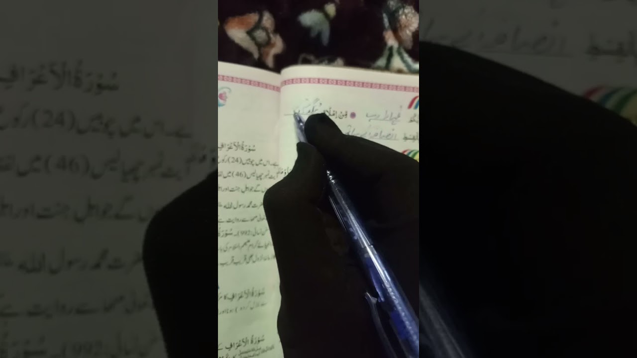 Surah AlAnaam exercise