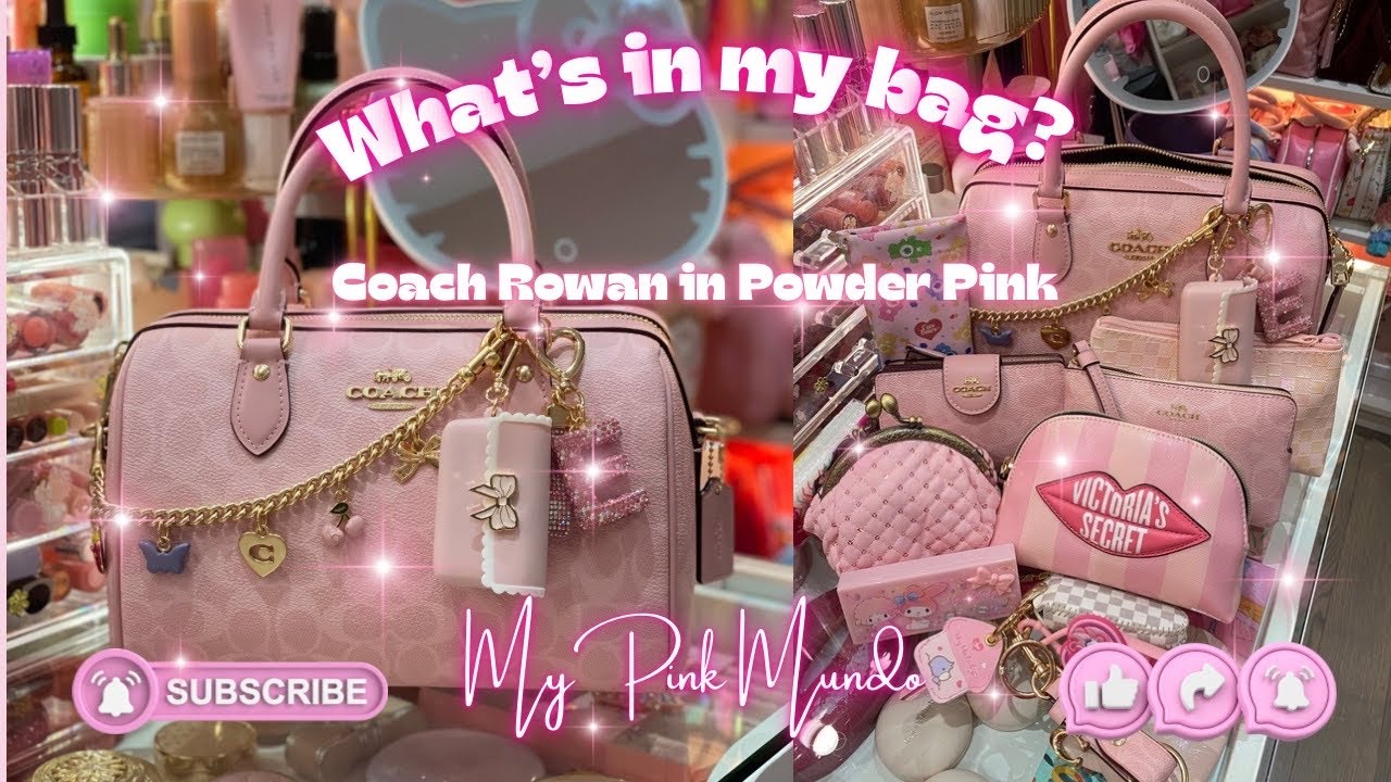 WIMB - COACH ROWAN IN SIGNATURE POWDER PINK & Small Coach Haul!